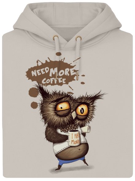 I need more coffee unisex prémium pulóver Pastel Macchiato