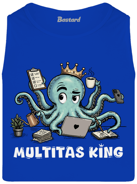 Multitas king férfi trikó Royal Blue