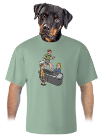 unisex túlméretezett póló