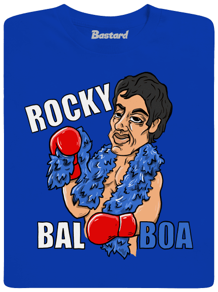 Rocky Bal boa férfi hosszú ujjú póló Royal Blue