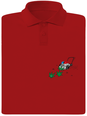 Ganja bust férfi pólóingek Red Mal