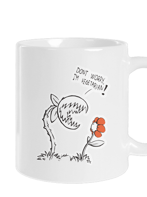 Vegetáriánus hagyományos bögre White