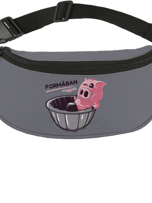 Formában övtáska Graphite