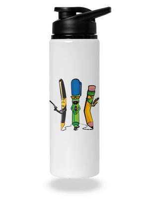 Az író banda kulacs White