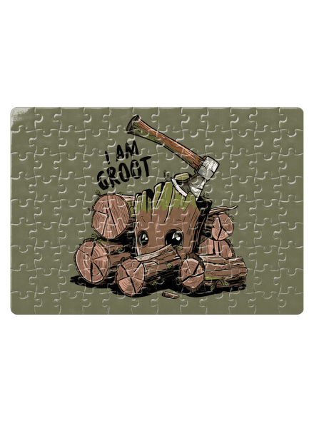 I Am Groot kirakós White