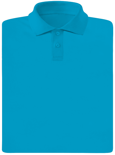 Nyomtatás nélkül férfi pólóingek Blue Atol