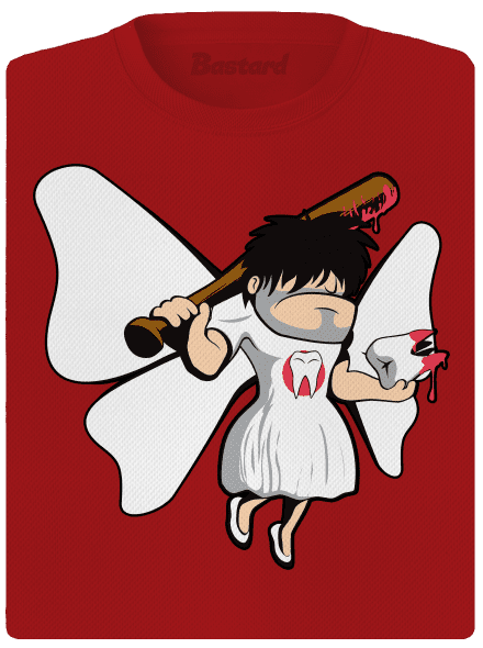 Fogtündér női sportpóló Red Mal