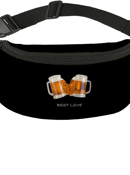 Best love övtáska Black