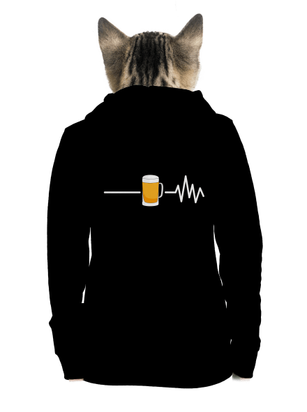 Beer help cipzáras női pulóver Black