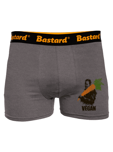 Vegán boxeralsó Gray Melange
