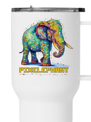 Pixelephant termosz bögre White