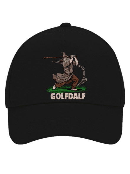 Golfdalf baseballsapka Black