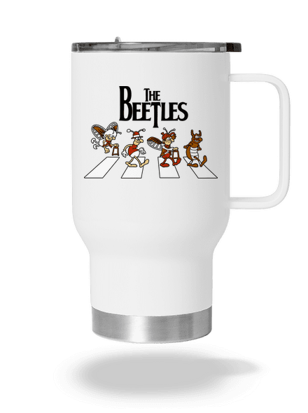 Beatles termosz bögre White