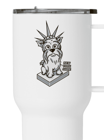 New Yorkshire termosz bögre White