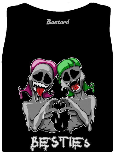 Besties klasszikus női trikó Black