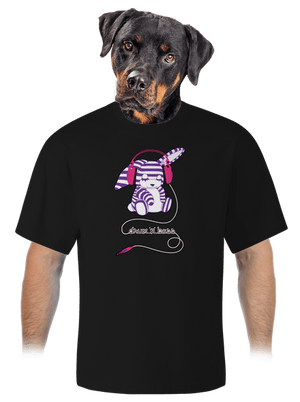 Drum and bass unisex túlméretezett póló Black