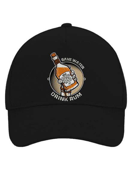 Save water baseballsapka Black