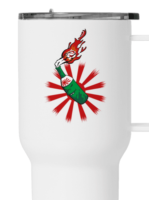 Kamikaze termosz bögre White