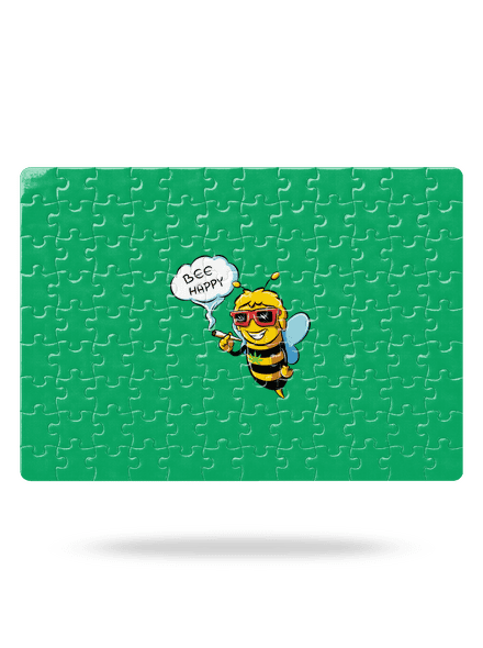 Bee happy kirakós White