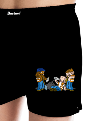 Real Minecraft férfi alsó nadrág Black