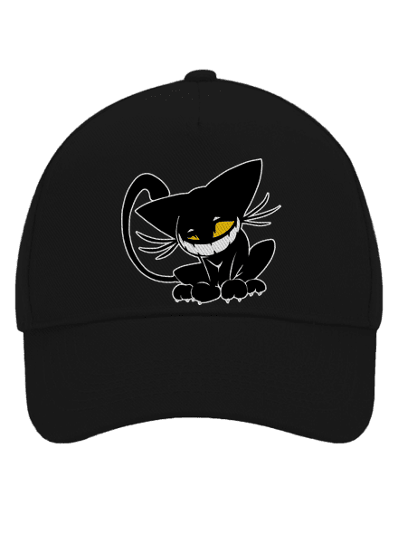 Evil cat baseballsapka Black