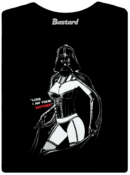 Mrs. Vader prémium női póló Black