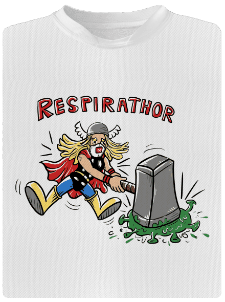 Respirathor férfi sportpóló White