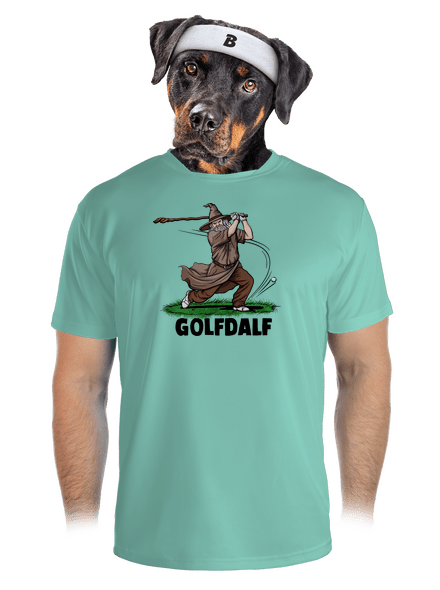 Golfdalf férfi sportpóló Mint Mal