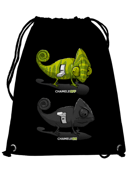 ChameleON ChameleOFF hátizsák Black