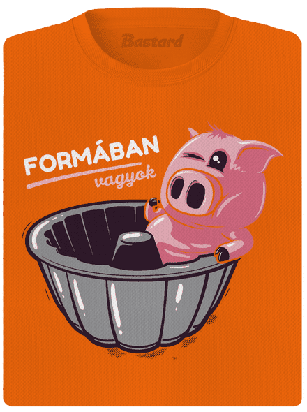 Formában női sportpóló Neon Orange