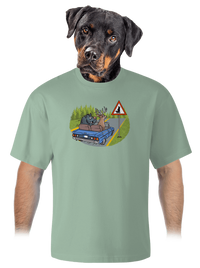 unisex túlméretezett póló