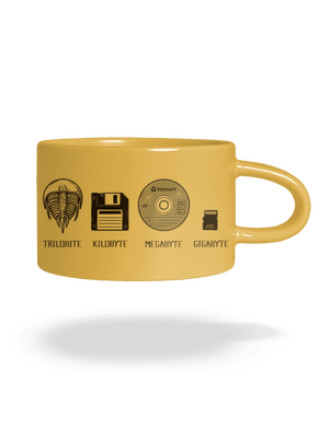 Trilobite macaron bögre Yellow Macaron