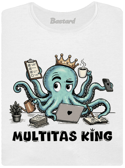 Multitas king prémium női póló White