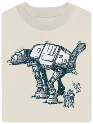 AT-AT unisex crewneck Off White