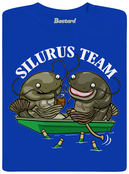 Silurus team férfi hosszú ujjú póló Royal Blue