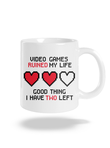 Video games hagyományos bögre White