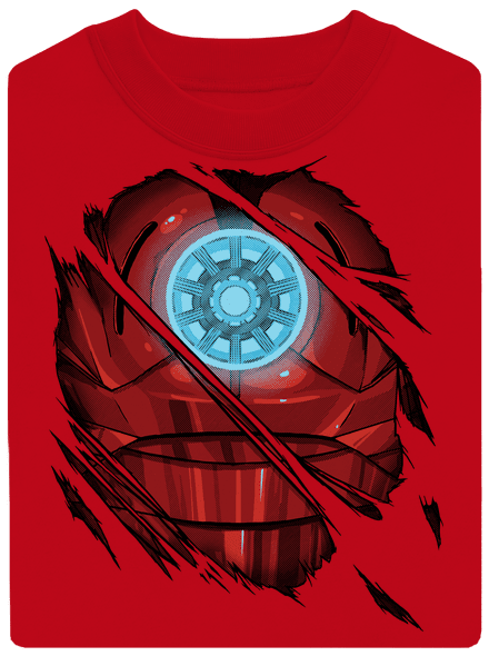 Ironman unisex crewneck Red