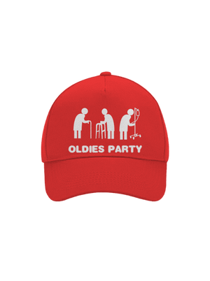 Oldies party baseballsapka Classic Red