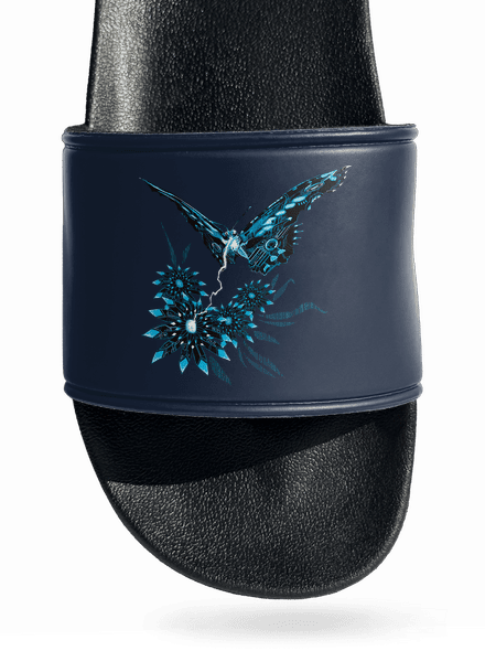 Fake nature papucs Navy