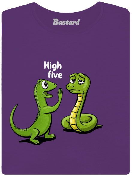 High Five prémium női póló Purple