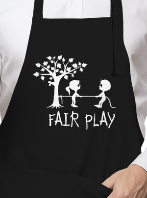 Fair play kötény Black