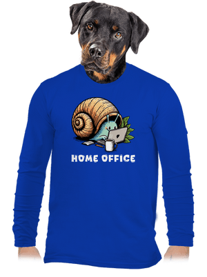 Sneka home office férfi hosszú ujjú póló Royal Blue