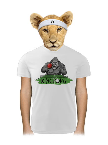 King pong gyerek sport póló White