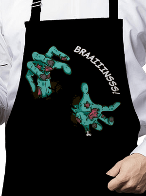 Brains kötény Black