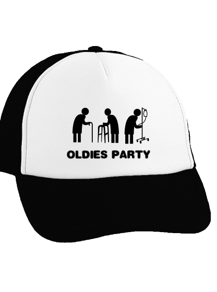 Oldies party teherautós sapka Black cap