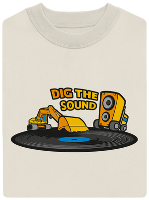 Dig the sound unisex crewneck Off White