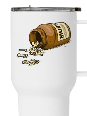 Music Pills termosz bögre White