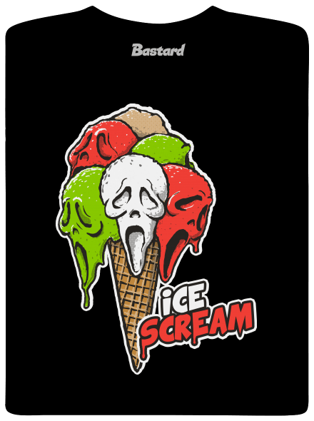 Ice Scream férfi hosszú ujjú póló Black