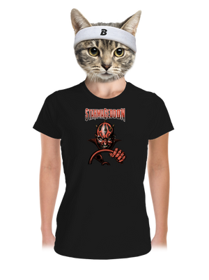 Starmageddon női sportpóló Black