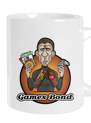 Games Bond nagy bögre White